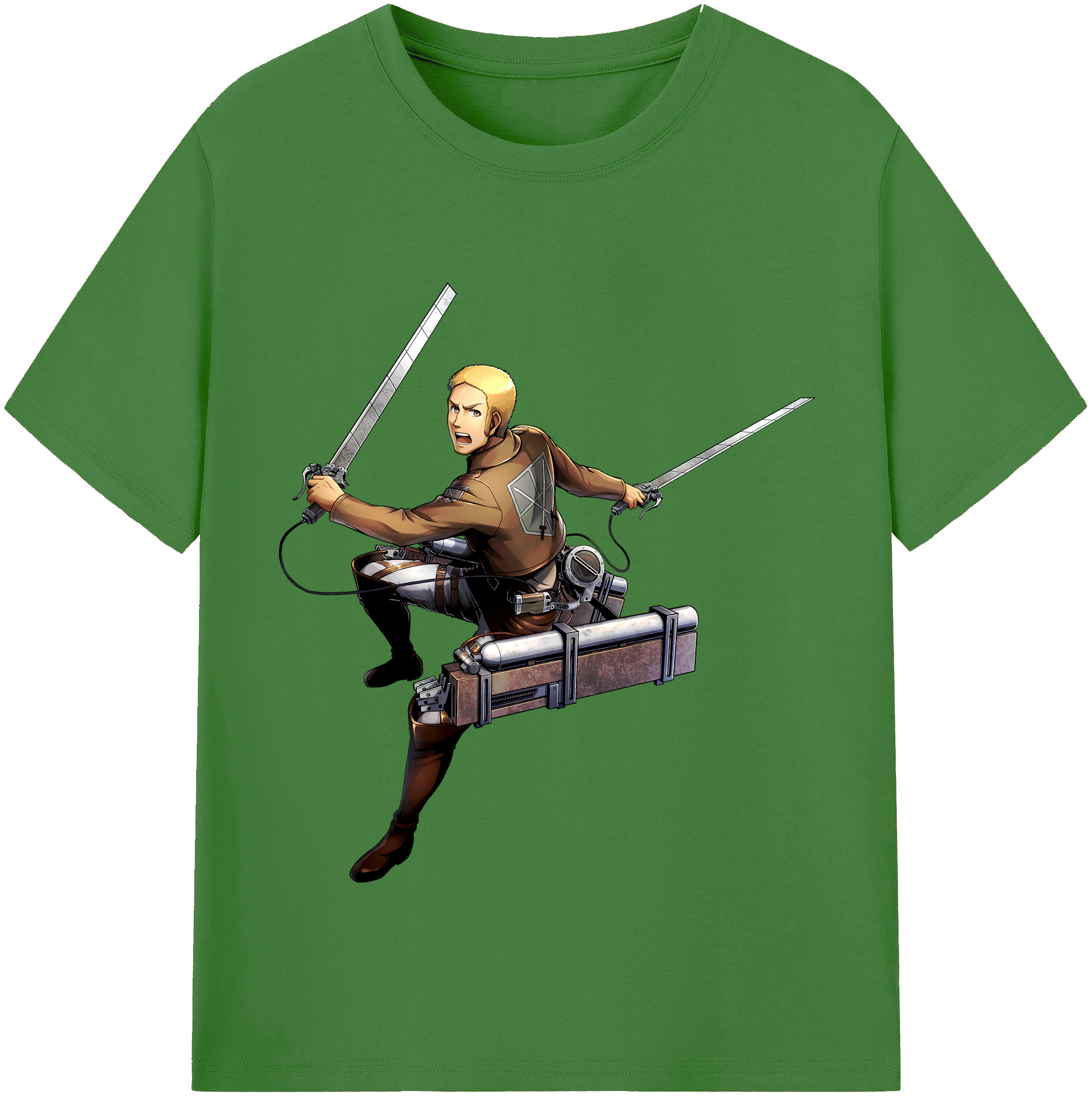 （画像用） 進撃の巨人 ライナー・ブラウン Attack on Titan Reiner Braun レディースカジュアルプリントTシャツ（綿100％）